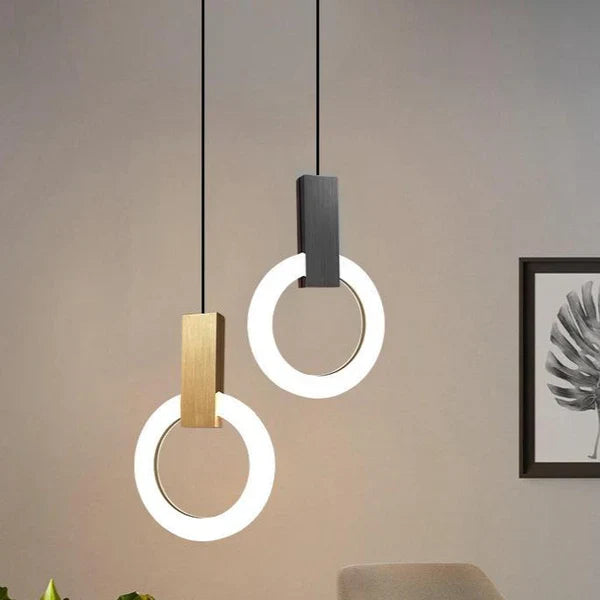 Modern LED Ring Pendant Light