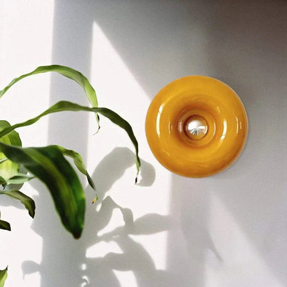LED Donut Wall Light – Designer Halo Effect Wall Sconce