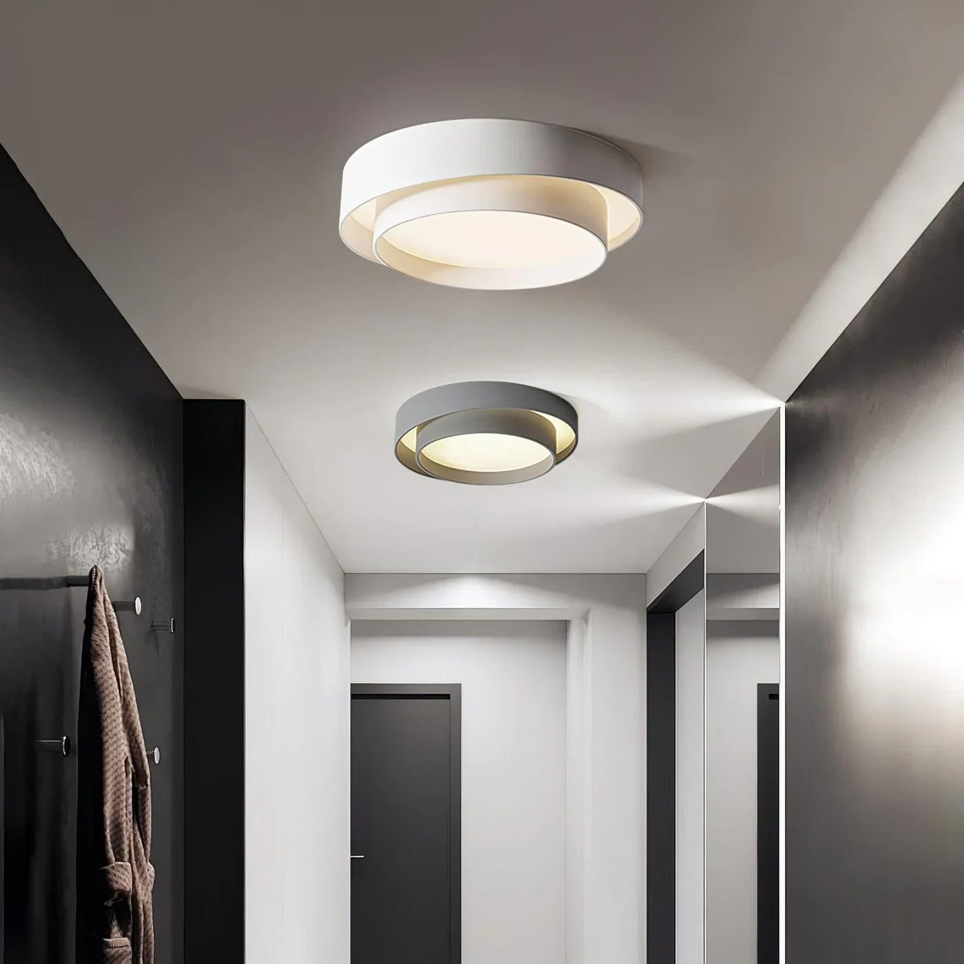 Modern LED Ceiling Light – Elegant Round Flush Mount for Living Room & Bedroom