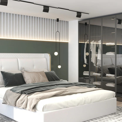 Minimalist LED Pendant Light with Spherical Shades