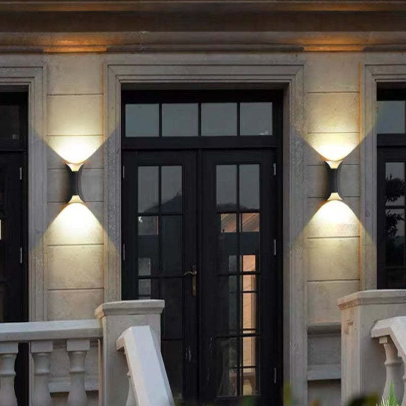 Curved Up and Down LED Outdoor Wall Light - Arrielight