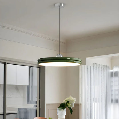 Modern Disc-Shaped Pendant Light – Minimalist LED Lighting for Dining and Living Room