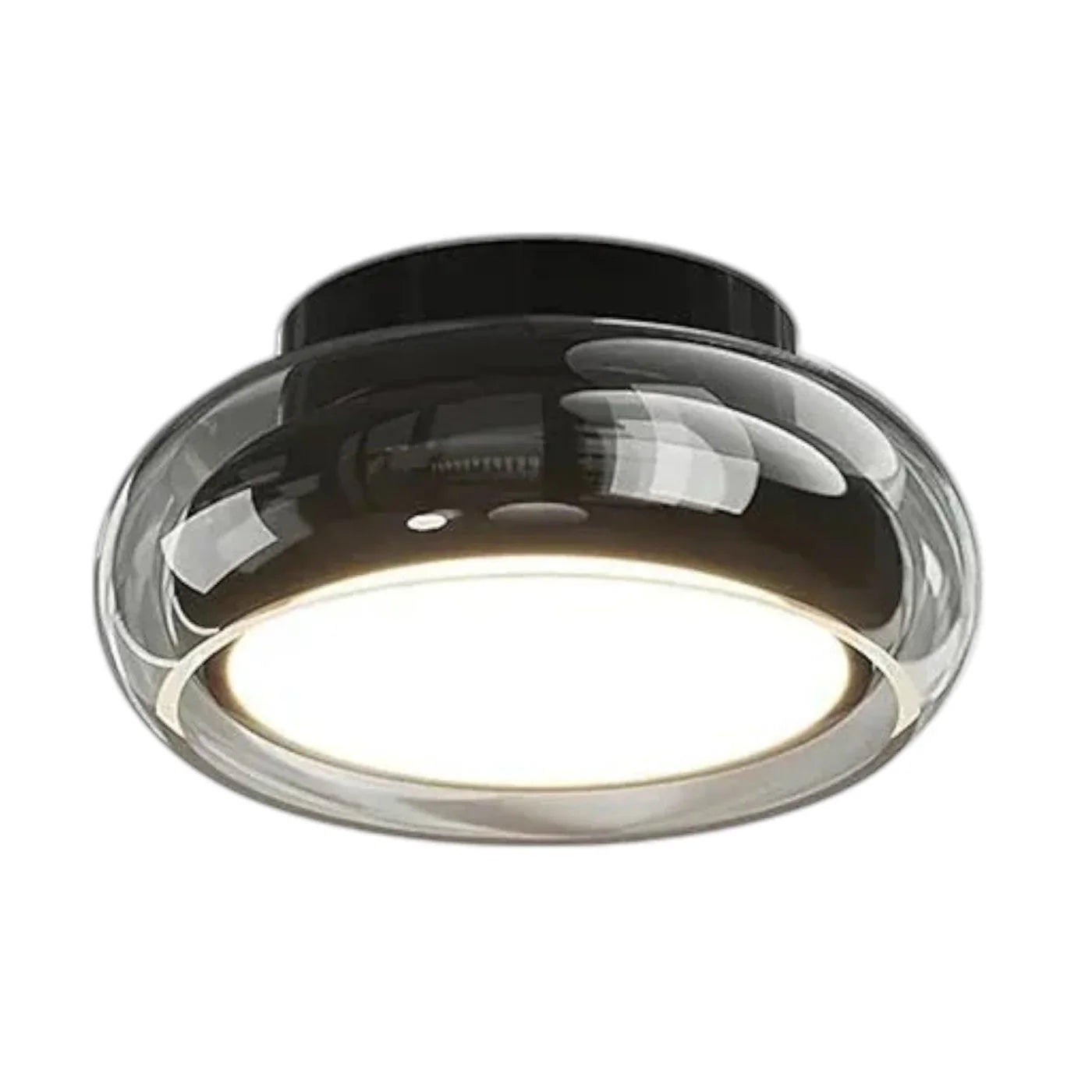 Modern Glass Ceiling Flush Mount Light