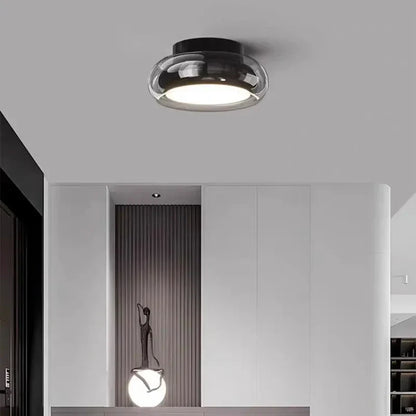 Modern Glass Ceiling Flush Mount Light