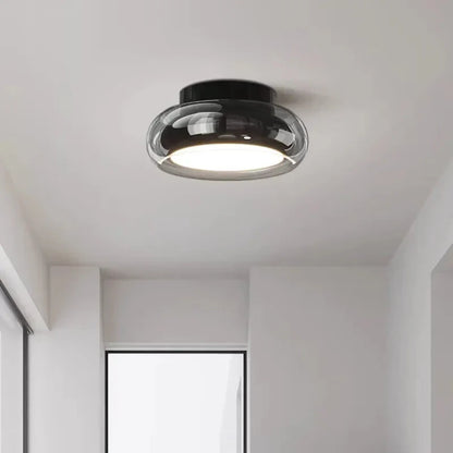 Modern Glass Ceiling Flush Mount Light