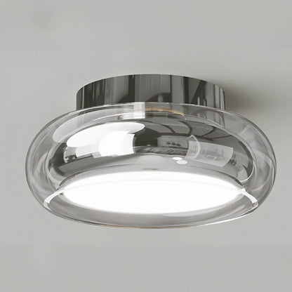 Modern Glass Ceiling Flush Mount Light