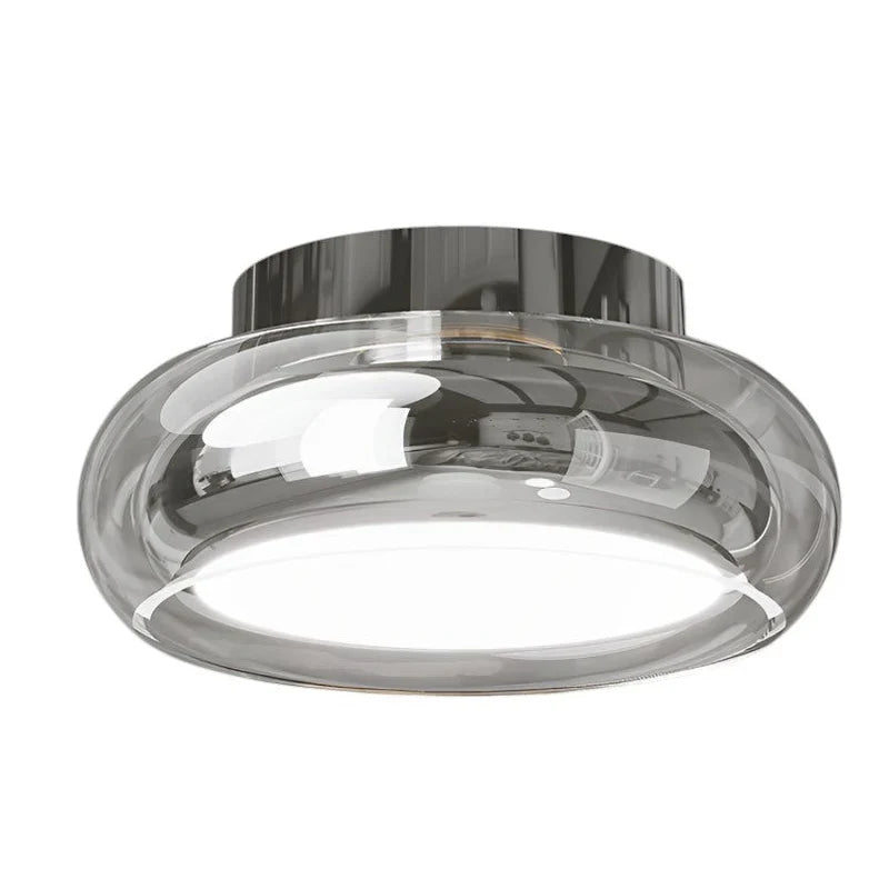 Modern Glass Ceiling Flush Mount Light