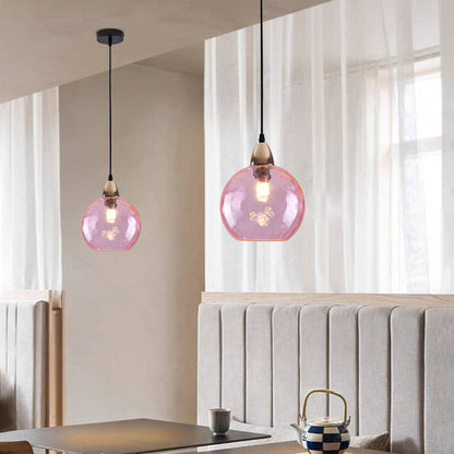 Coloured Glass Ceiling Pendant - Arrielight