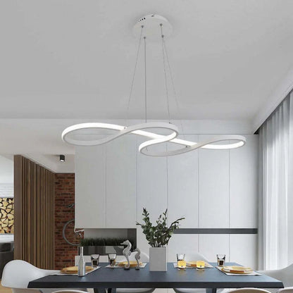 LED Pendant Chandelier in the Shape of Musical Notes – Creative Modern Ceiling Lighting