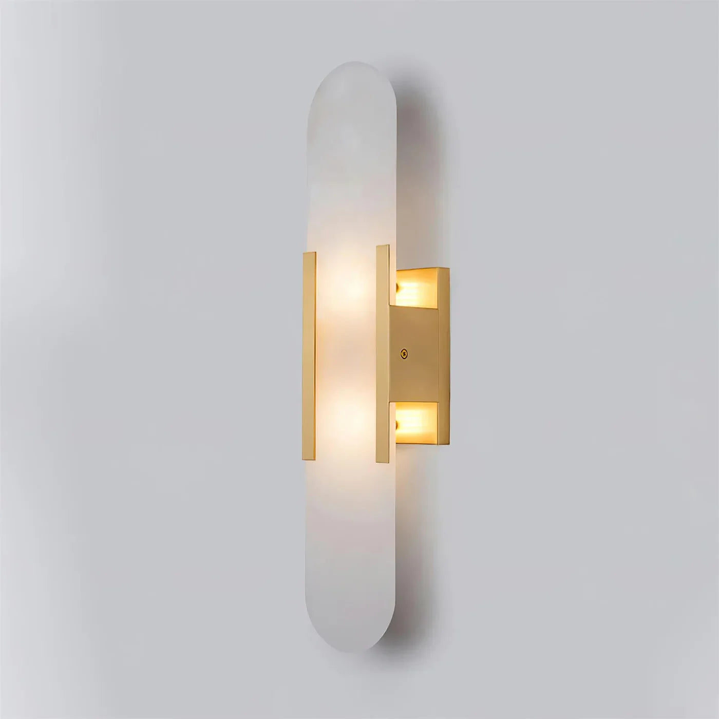 Marble Wall Light with Gold Details