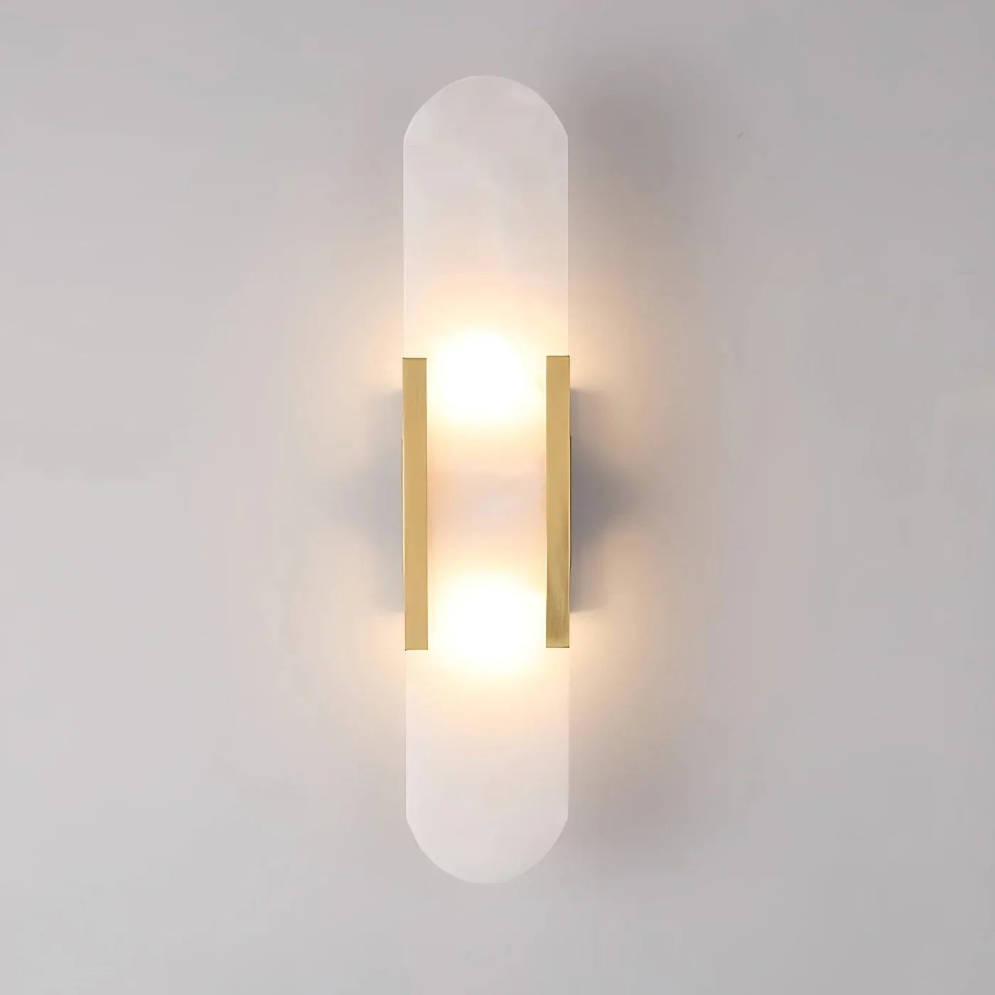Marble Wall Light with Gold Details