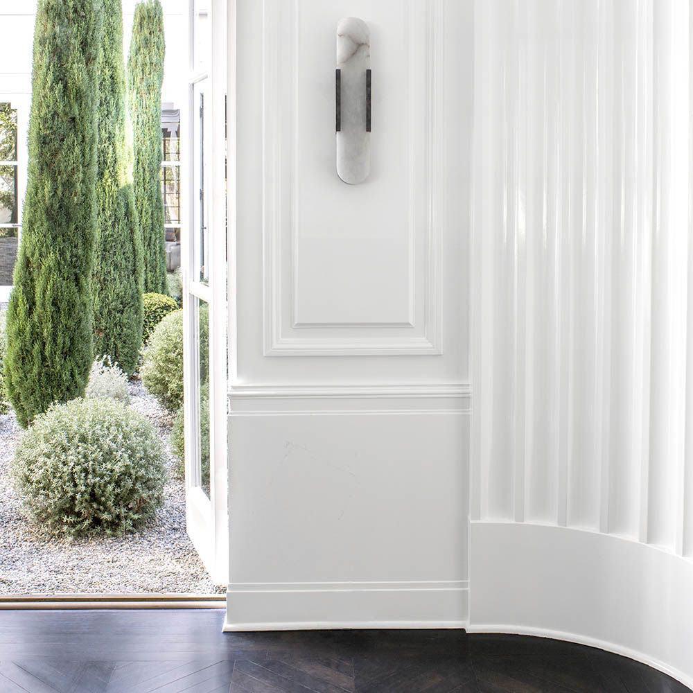 Marble Wall Light with Gold Details