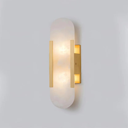 Marble Wall Light with Gold Details