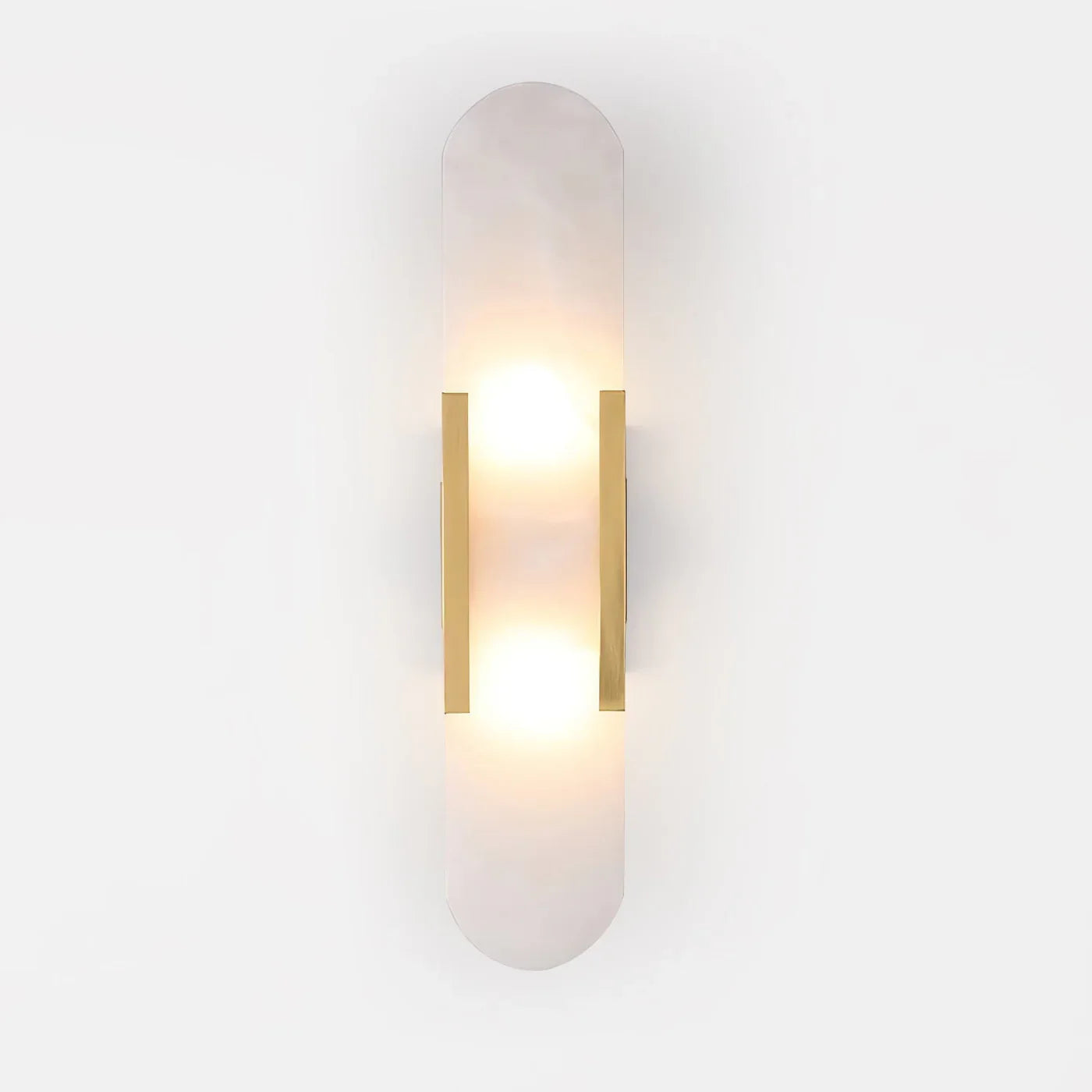 Marble Wall Light with Gold Details