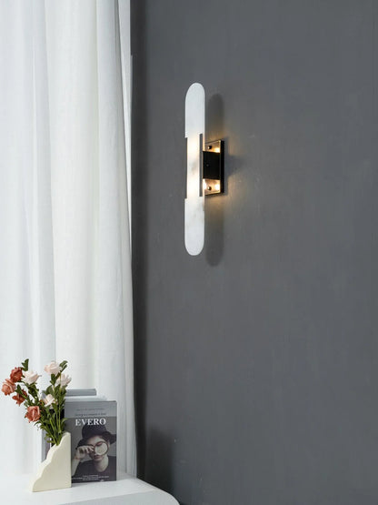 Marble Wall Light with Gold Details