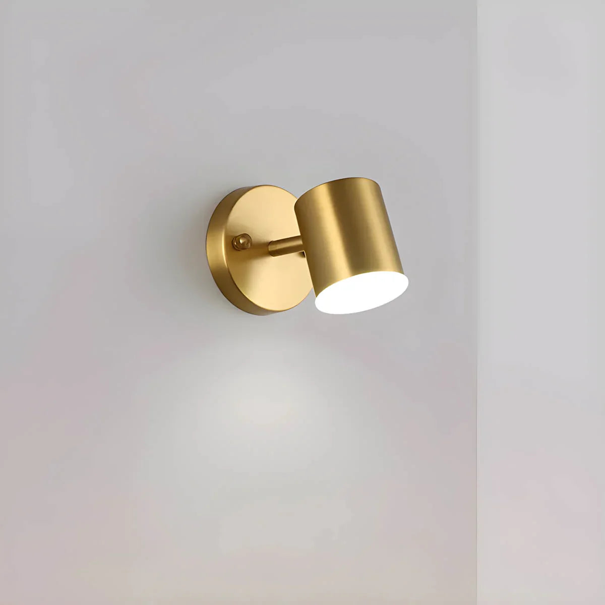 Modern LED Wall Light with Gold Finish