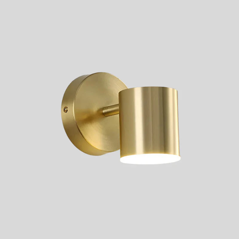 Modern LED Wall Light with Gold Finish