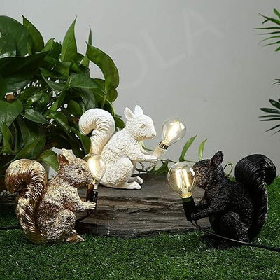 Squirrel LED Decorative Light – Designer Figure with Bulb, Indoor & Outdoor