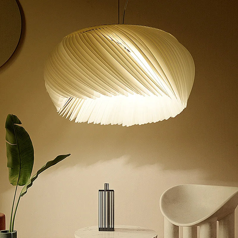 Luxury Acrylic Pendant Light with Sculptural Form