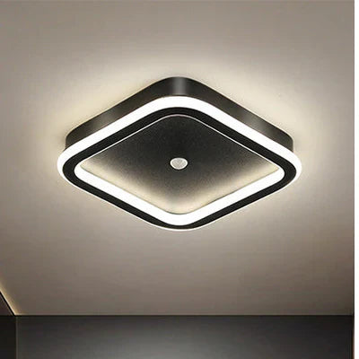 Modern LED Ceiling Light with Geometric Shape