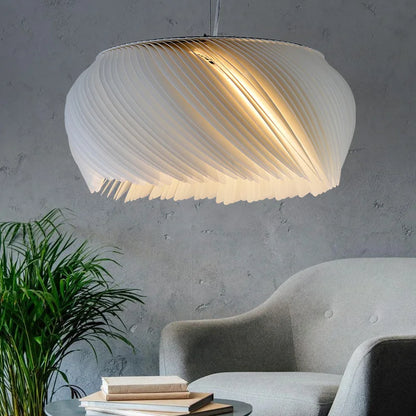 Luxury Acrylic Pendant Light with Sculptural Form