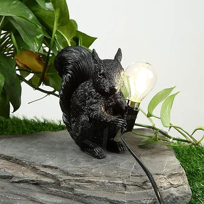 Squirrel LED Decorative Light – Designer Figure with Bulb, Indoor & Outdoor