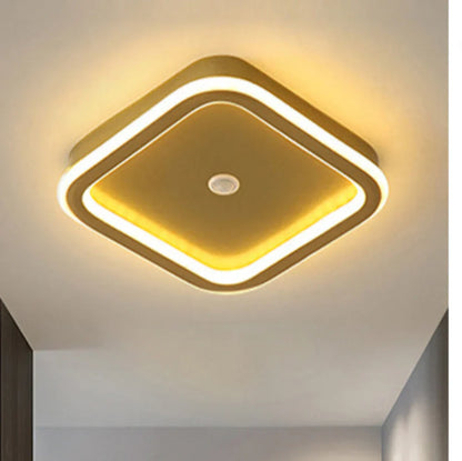 Modern LED Ceiling Light with Geometric Shape