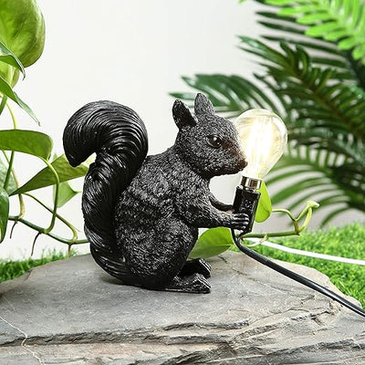 Squirrel LED Decorative Light – Designer Figure with Bulb, Indoor & Outdoor