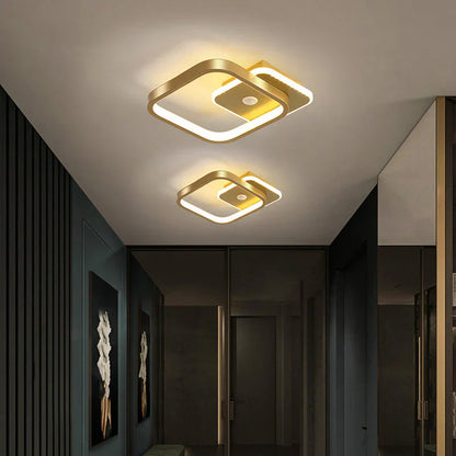 Modern LED Ceiling Light with Geometric Shape