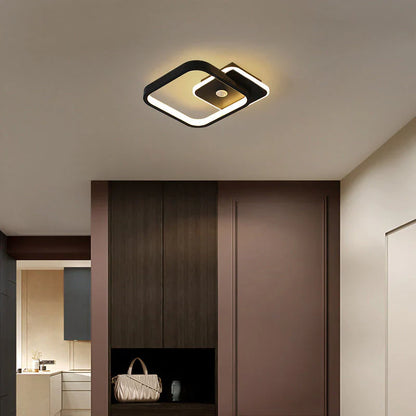 Modern LED Ceiling Light with Geometric Shape