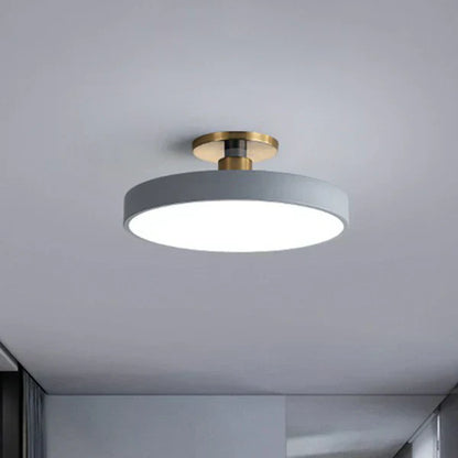 Scandinavian Style Round LED Ceiling Light