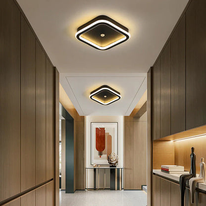 Modern LED Ceiling Light with Geometric Shape