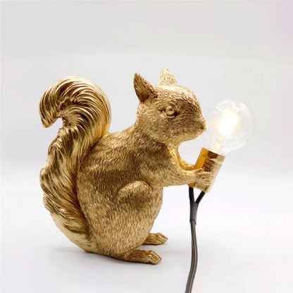 Squirrel LED Decorative Light – Designer Figure with Bulb, Indoor & Outdoor