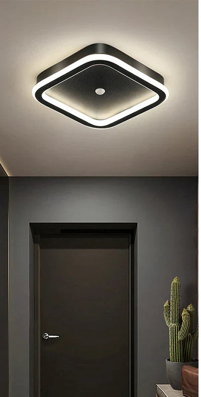 Modern LED Ceiling Light with Geometric Shape