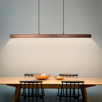 Linear Metal LED Bar Ceiling Pendant - Arrielight
