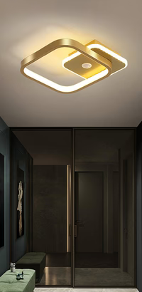 Modern LED Ceiling Light with Geometric Shape