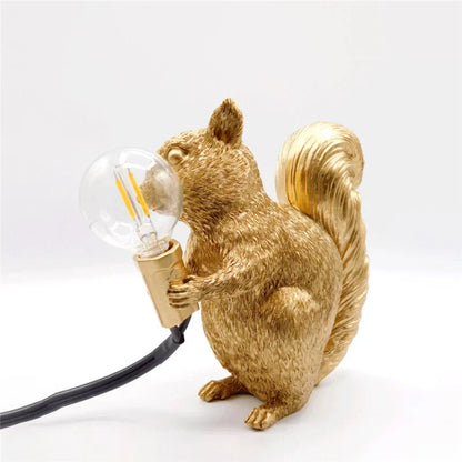 Squirrel LED Decorative Light – Designer Figure with Bulb, Indoor & Outdoor
