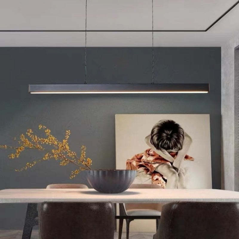 Linear Metal LED Bar Ceiling Pendant - Arrielight