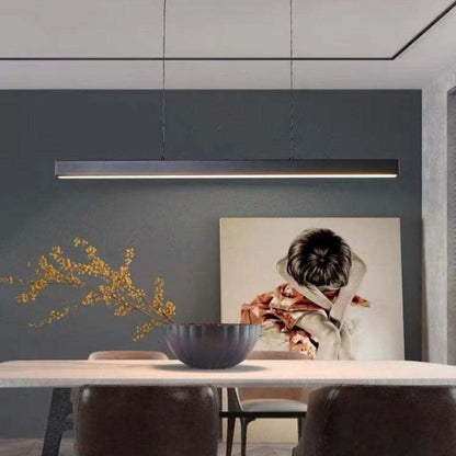 Linear Metal LED Bar Ceiling Pendant - Arrielight