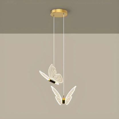 Butterfly-Shaped LED Pendant Light – Designer Lighting for Bedroom and Living Room
