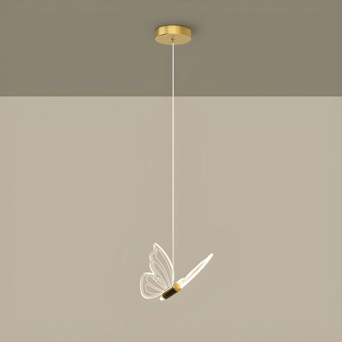 Butterfly-Shaped LED Pendant Light – Designer Lighting for Bedroom and Living Room