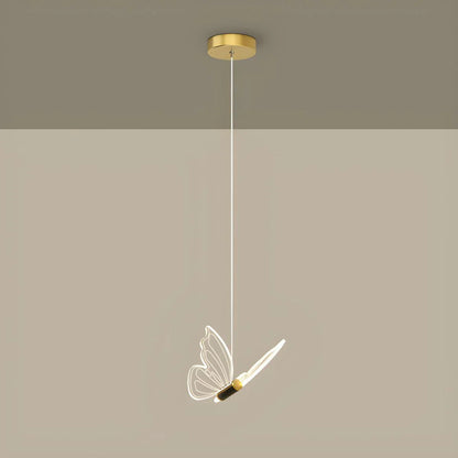 Butterfly-Shaped LED Pendant Light – Designer Lighting for Bedroom and Living Room
