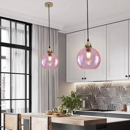 Coloured Glass Ceiling Pendant - Arrielight