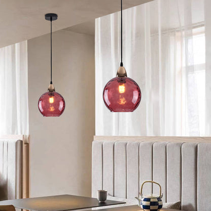 Coloured Glass Ceiling Pendant - Arrielight