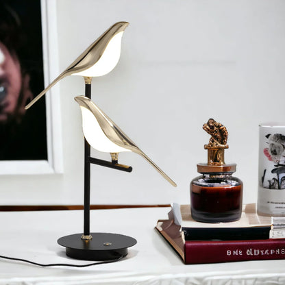 LED Bird Table Lamp – Decorative Bedside Light for Bedroom & Living Room