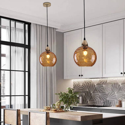 Coloured Glass Ceiling Pendant - Arrielight