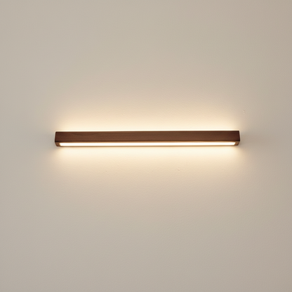 Linear Wood and Acrylic LED Wall Light for Mirrors - Arrielight