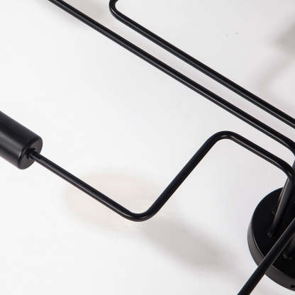 Industrial Metal Sputnik Flush Ceiling Light - Arrielight