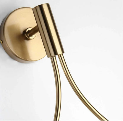 Modern LED Wall Sconce with Spherical Glass Shade