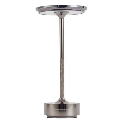 Elegant LED Table Lamp – Metal, USB Rechargeable, Modern Design